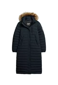 Зимнее пальто Superdry Fuji, морской синий