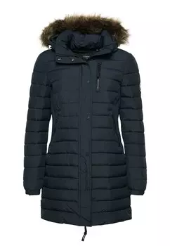 Зимнее пальто Superdry, морской синий