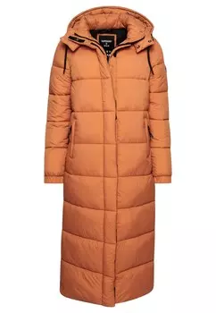 Зимнее пальто Superdry, светло-оранжевый