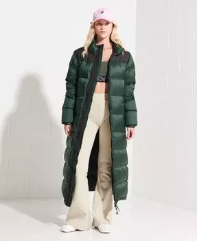 Зимнее пальто Superdry, темно-зеленый