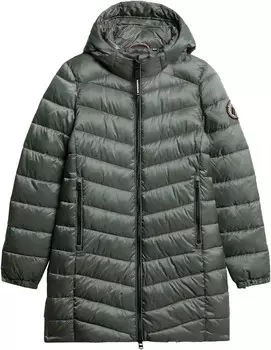 Зимнее пальто Superdry Winter Coat Fuji, темно-зеленый