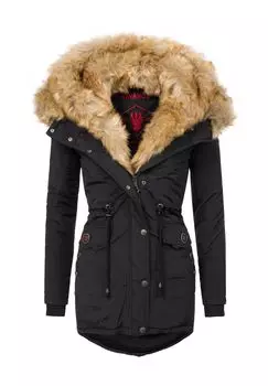 Зимнее пальто Sweety NAVAHOO, цвет Schwarz Mit Braunem Fell