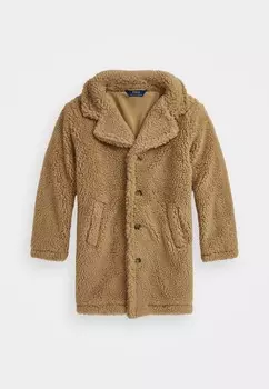 Зимнее пальто TEDDY FLEECE COAT Polo Ralph Lauren, бежевый