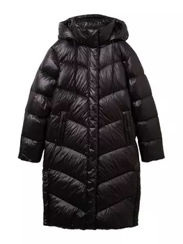 Зимнее пальто TOM TAILOR, черный