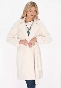 Зимнее пальто usha, кремовый