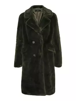Зимнее пальто VERO MODA Winter Coat, темно-зеленый