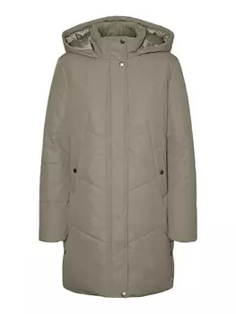 Зимнее пальто VERO MODA Winter Coat WILLA, зеленый