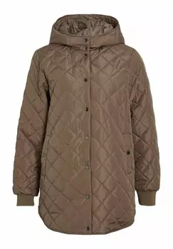 Зимнее пальто VILA, бежевый