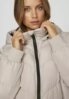 Зимнее пальто VILA, кремовый