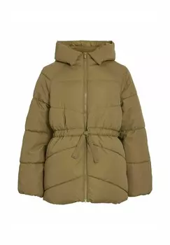 Зимнее пальто VILA, оливковый
