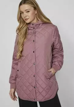 Зимнее пальто VILA Petite, светло-розовый
