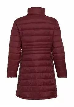 Зимнее пальто VILA, темно-красный