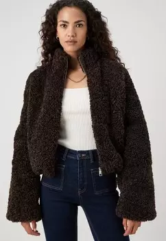 Зимнее пальто VMLOUISA SHORT JACKET Vero Moda Tall, темно-коричневый