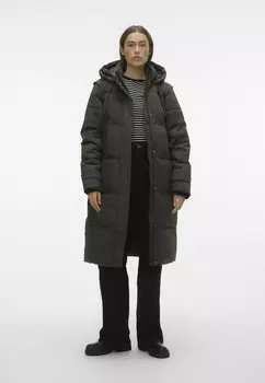 Зимнее пальто VMMARGARET Vero Moda, темно-зеленый
