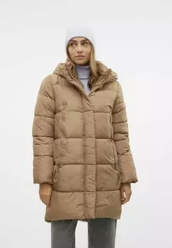Зимнее пальто VMNOVA Vero Moda, светло-коричневый