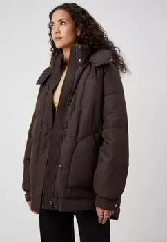 Зимнее пальто VMSAGA Vero Moda Tall, темно-коричневый