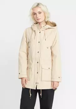 Зимнее пальто WALK ON BY 5K Volcom, бежевый