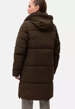 Зимнее пальто WEBPELZBESATZ AN DER KAPUZE zero, зеленый