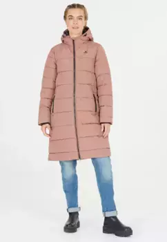 Зимнее пальто WHISTLER "Амарет" с набивкой из искусственного пуха и двусторонней молнией, розовый