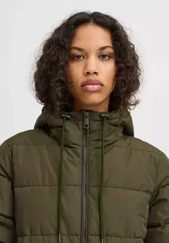 Зимнее пальто ZELANA ICHI, зеленый