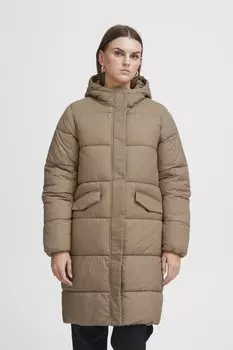 Зимнее пальто ZORANA ICHI, серо-коричневый