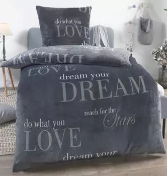 Зимнее плюшевое постельное белье Nicky-Teddy Cashmere 135х200 155х220 200х200 наволочка 80х80 разные узоры, размер: 135 х 200 см, дизайн - мотив: дизайн 1 MALIKA