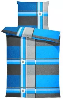 Зимнее постельное белье 155х220 см антрацитовый серый бирюзовый современный пушистый теплый флис One-Home