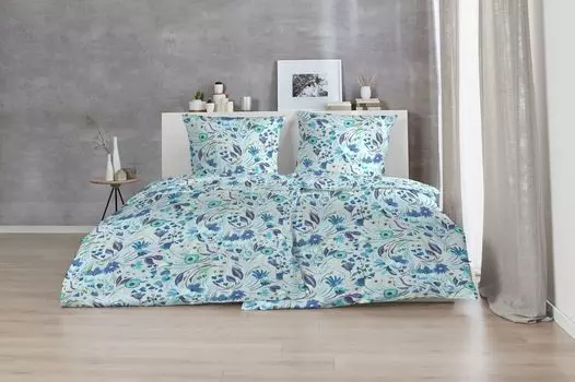 Зимнее постельное белье «Бобр», тонкий лен хлопок, 135х200+80х80 см, размер: 2 шт., дизайн: 172124-035 MB Warenhandel24