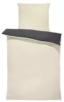 Зимнее постельное белье One-Home Flauschig Warm Fleece, 155x8x220 см, бежевый