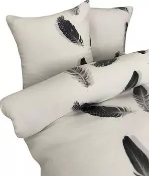 Зимнее постельное белье термофлисовый теплый комплект пододеяльников, размер: 2 шт. 155 х 220 см, цвет: перо белый черный leonado vicenti