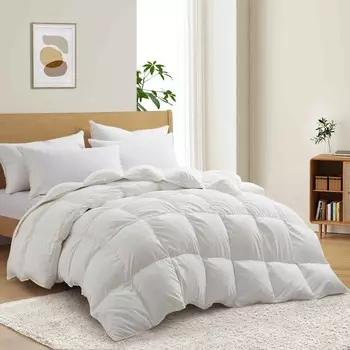 Зимнее теплое одеяло Super Soft Shell, пододеяльник King или Quenn, можно стирать в машине Peace Nest, цвет White