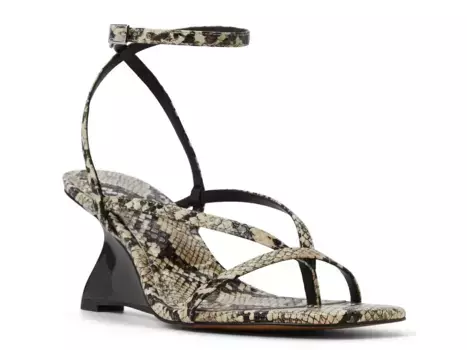 Зимние босоножки на платформе Aldo, Multicolor Snake Print