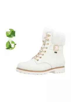 Зимние ботильоны из кожи с подкладкой из овчины Remonte, мультиколор