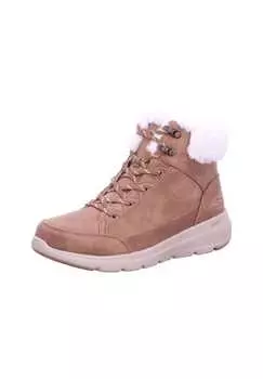 Зимние ботильоны ледниковые ультра - уютно Skechers, коричневый