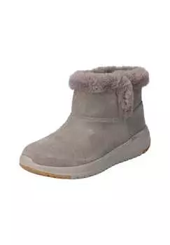 Зимние ботильоны на ходу звездные - уютный шаг Skechers, серый