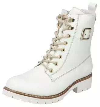 Зимние ботильоны Rieker с водоотталкивающей мембраной riekerTEX, белый