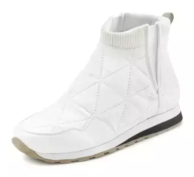 Зимние ботильоны Vivance, в модном стеганом виде, ботильоны, уличные ботинки, кроссовки, белый