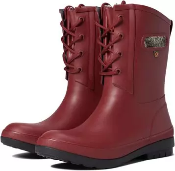 Зимние ботинки Amanda Plush II Lace Bogs, цвет Cranberry