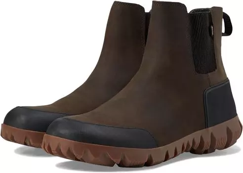 Зимние ботинки Arcata Urban Leather Chelsea Bogs, цвет Chocolate