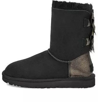 Зимние ботинки Bailey Bow Glitz Ugg, черный