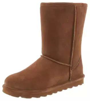 Зимние ботинки Bearpaw "ELLE SHORT", без шнуровки, цвет Cognac