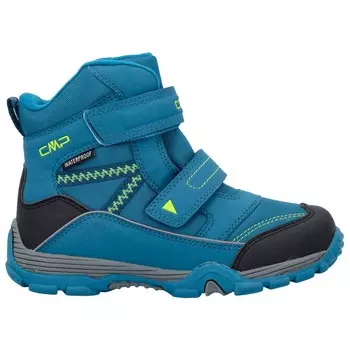 Зимние ботинки Cmp Kid's Pyry Snow Boot Waterproof, цвет Petrol/Yellow Fluo