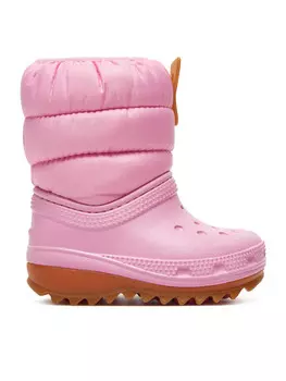 Зимние Ботинки Crocs, розовый