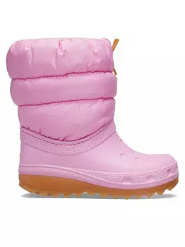 Зимние ботинки Crocs, розовый