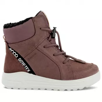 Зимние ботинки Ecco Kid's Urban Snowboarder with Laces, цвет Dusty Purple/Dusty Purple
