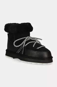 Зимние ботинки Emu Australia Blurred из микрозамши, черный