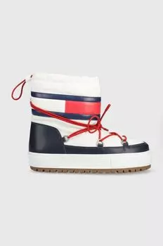 Зимние ботинки EN0EN02162 SNOWBOOT LOW Tommy Jeans, белый