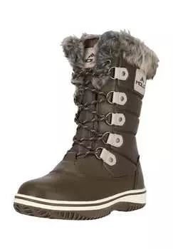 Зимние ботинки Enfield с модной отделкой из искусственного меха Mols, коричневый