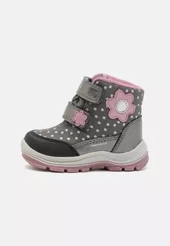 Зимние ботинки Flanfil Girl Abx Geox, цвет dark grey/pink
