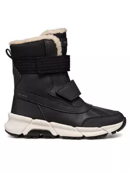 Зимние ботинки Geox J Flexyper Plus Boy J46LCF 0MEFU C9999 M, черный
